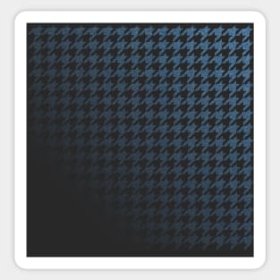 fade to black houndstooth Sticker